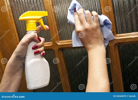 process  cleaning wiping stock photo image  wipe hands