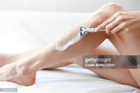 shaving leg close  stock  high res pictures  images