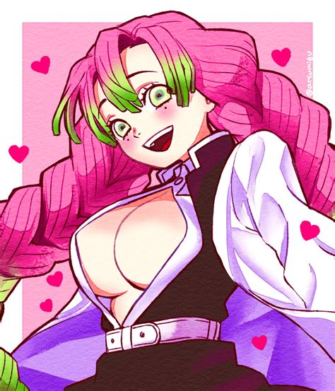 Kanroji Mitsuri - Kimetsu no Yaiba - Image 3087578 - Zerochan Anime 