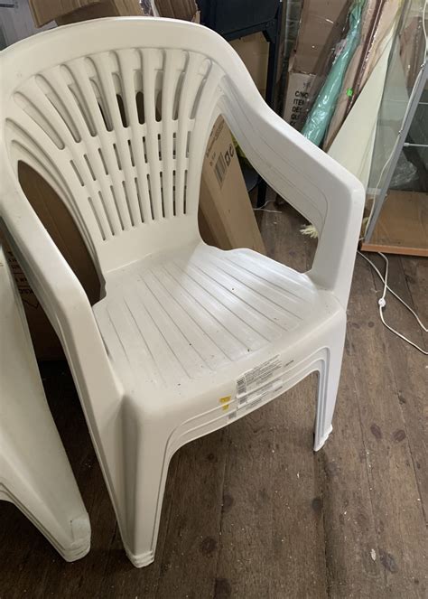 white resin chair 3