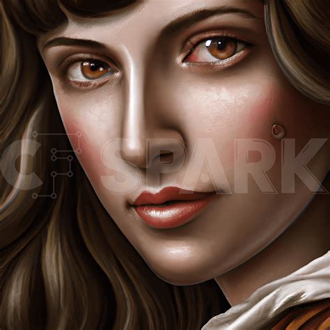 Cinematic Female Portrait in the Style of Michelangelo Buonarroti ...