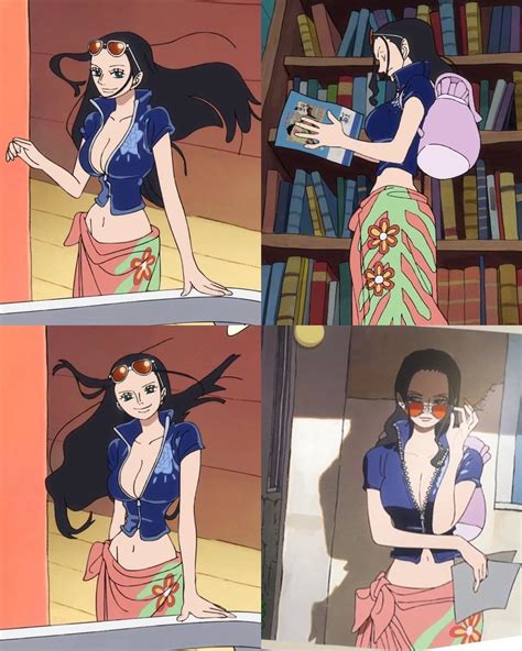 Robin pre timeskip one piece | Robin fishman island outfit, Luffy pre