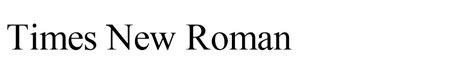 Times New Roman free font
