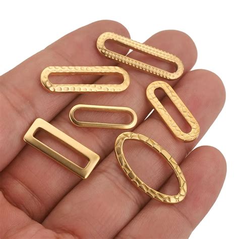 Рамки для сережек из нержавеющей стали Alisaya 20 шт. 25 мм | AliExpress