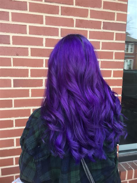 Bright purple hair – Artofit