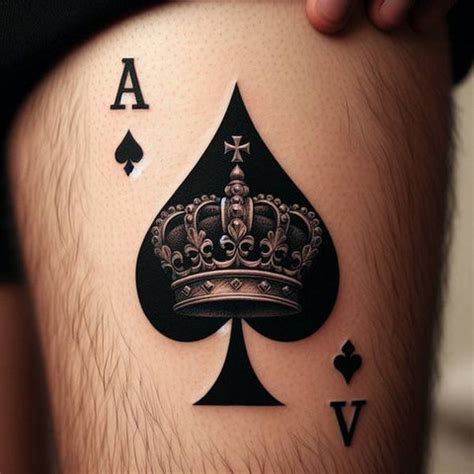 exhilarating ace  spades tattoo ideas  find meaning