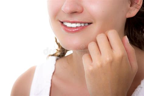 Beautiful Woman Smile with Healthy Teeth Stock Photo - Image of ...