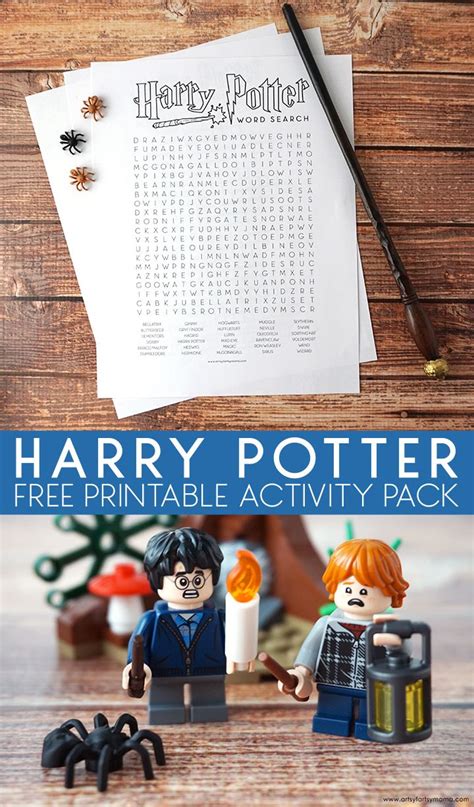 Free printable harry potter activity pack – Artofit