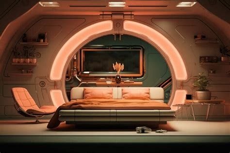 Интерьеры будущего — как выглядят дома в космической эре.