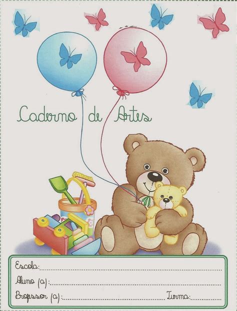 Capas De Caderno De Artes - 8