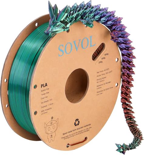 Amazon.com: Sovol SH01 Filament Dryer & Sovol Tri-Color Silk PLA ...