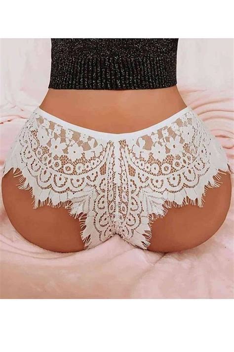 Merry See Кружевные трусики специального дизайна, белые купить недорого ...