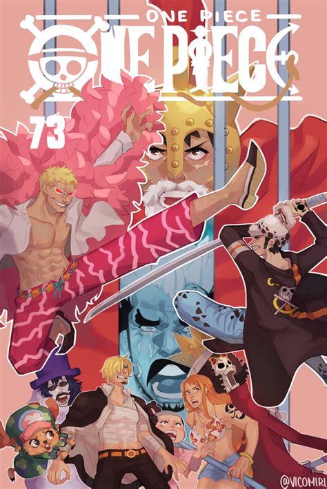 One piece cover art | Dressrosa arc wallpaper, The one piece, One piece 3