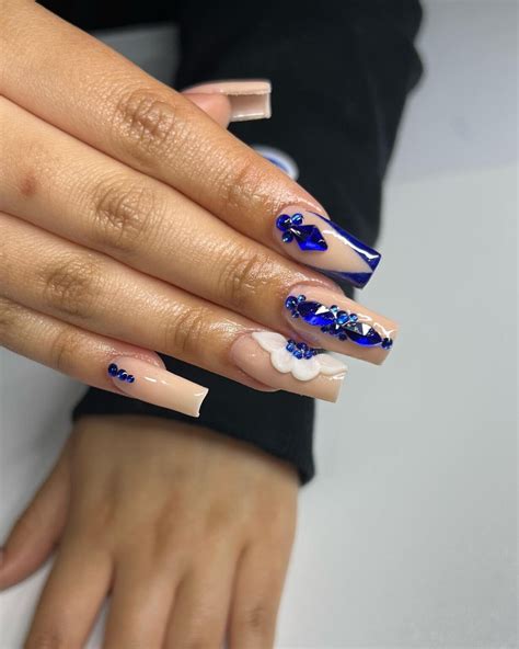 100 Classy Navy Blue Nails for the Ultimate Style Statement