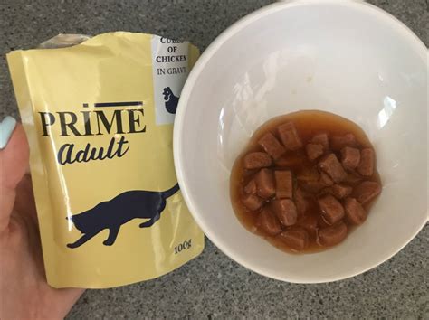 PRIME ADULT Пауч для кошек Кусочки из курицы в бульоне, 100 гр, арт ...