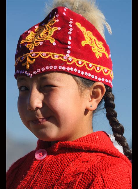 portrait of a Kazakh girl in the Altai Region of Bayan-Ölg… | Flickr