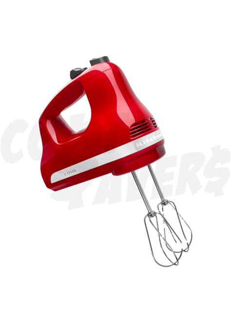 Kitchen Aid 5 Speed Hand Mixer (Empire Red) - Cost Savers