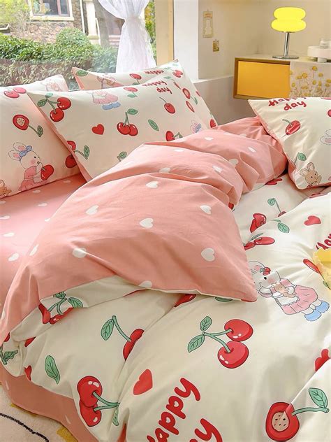 Cute Cherry Bedding Set – ivybycrafts