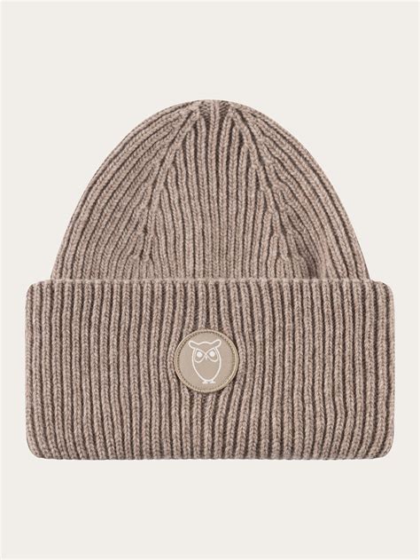 Big rib beanie - Kelp melange von KnowledgeCotton Apparel© kaufen