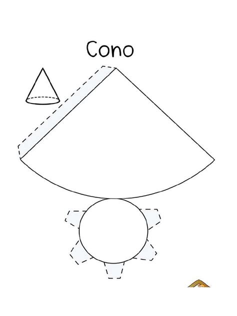 plantilla de cono