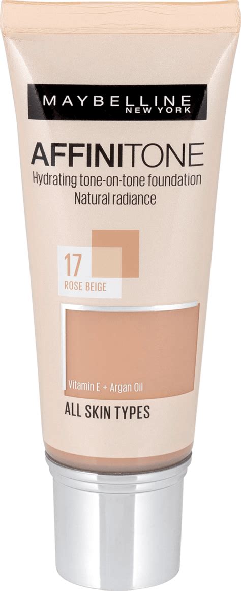 MAYBELLINE NEW YORK Affinitone tekući puder – 17 Rose Beige, 30 ml | dm.hr