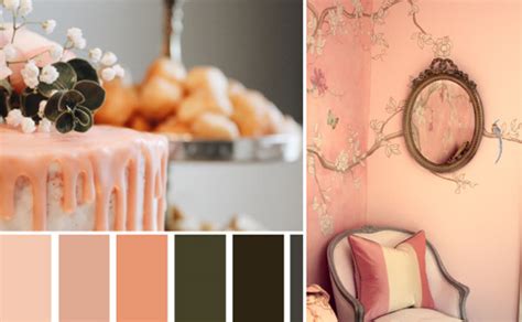 Персиковые цвета | LOOKCOLOR