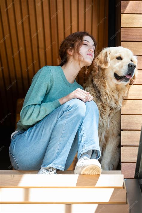 Free Photo | Full shot woman with cute dog