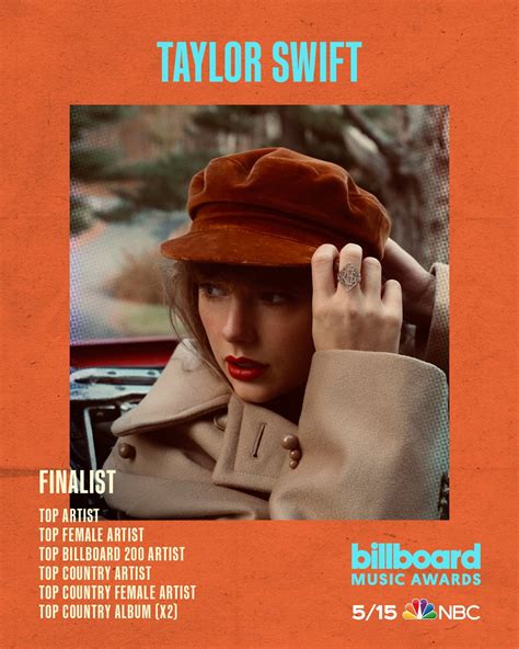 Taylor Swift is nominated for seven Billboard Music Awards! : TaylorSwift