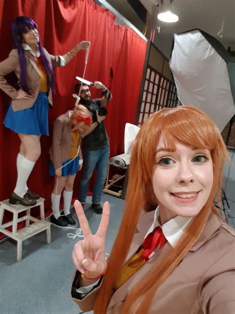 Monika - DDLC (2018) - 10 naked cosplay photos. Onlyfans, Patreon