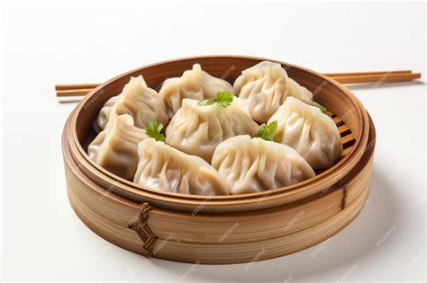 Premium Photo | Irresistible Pork Momos On white background Momos image