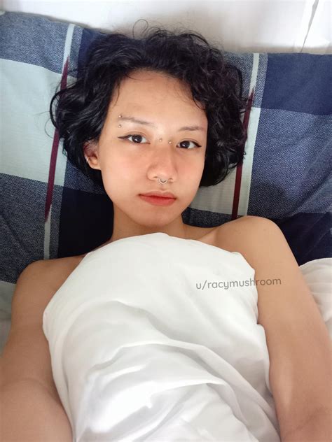 short  curly haired filipina friend rselfie