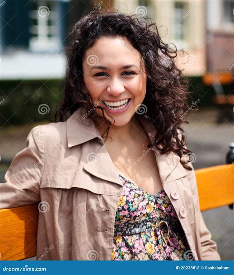 Cheerful beautiful Latina stock photo. Image of beauty - 20238818