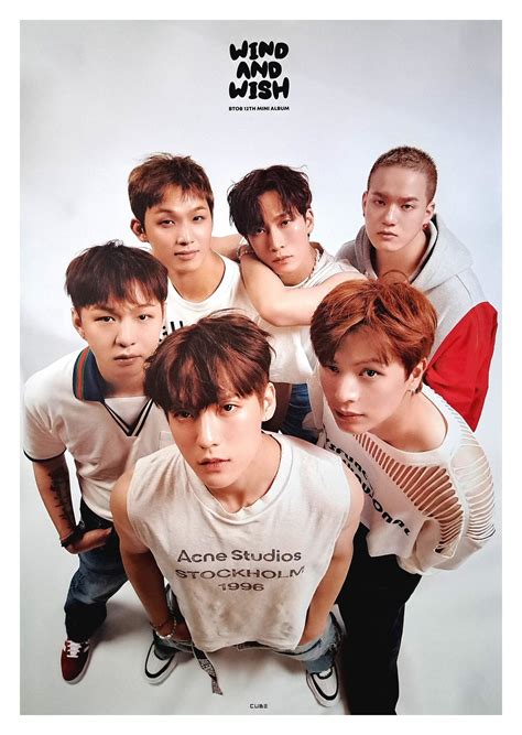 BTOB 12th Mini Album WIND AND WISH Official Poster - Photo Concept Wis
