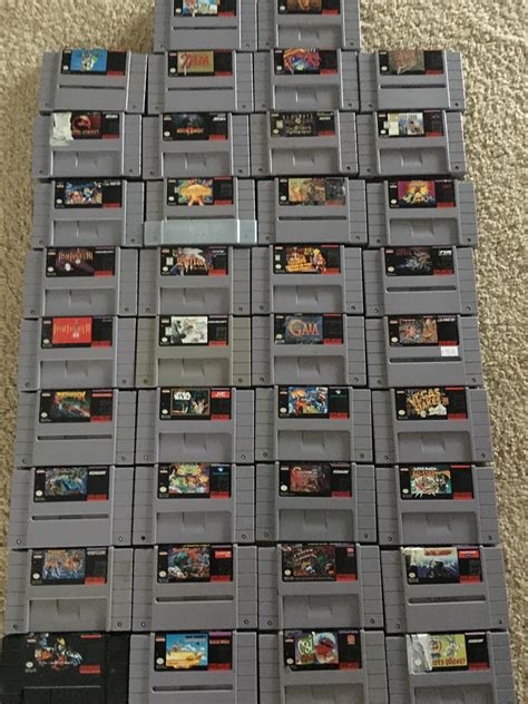 How’s my SNES collection looking? : r/retrogaming