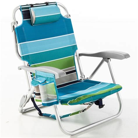 Scaun multi color cu dungi de plaja 3 in 1 - ideal pentru plaja ...