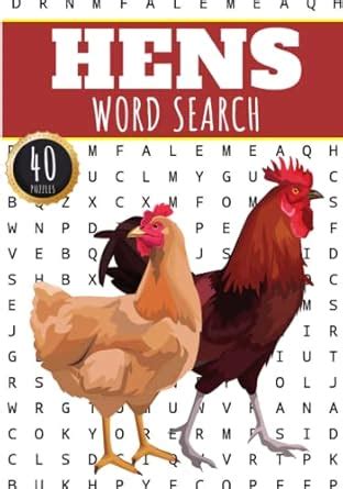 hens word search  fun puzzles  words scramble  adults kids
