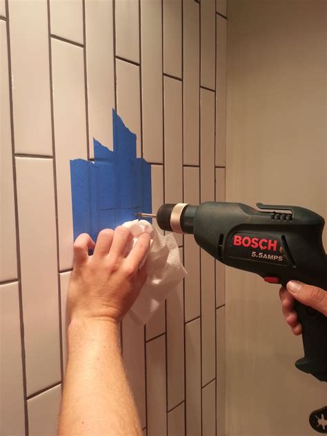 How To Drill Into Tile — Decor and the Dog | Diy home repair, Home