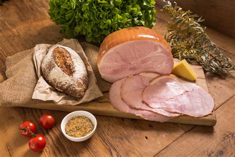 Portion of free-range, chemical nitrite-free Boneless Leg Ham