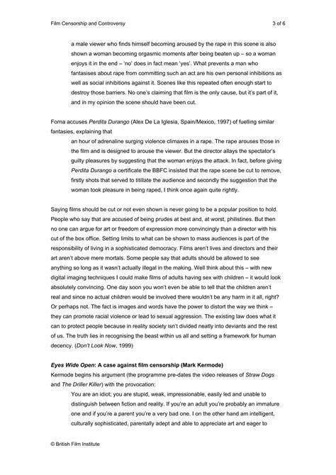 Forna vs Kermode | PDF