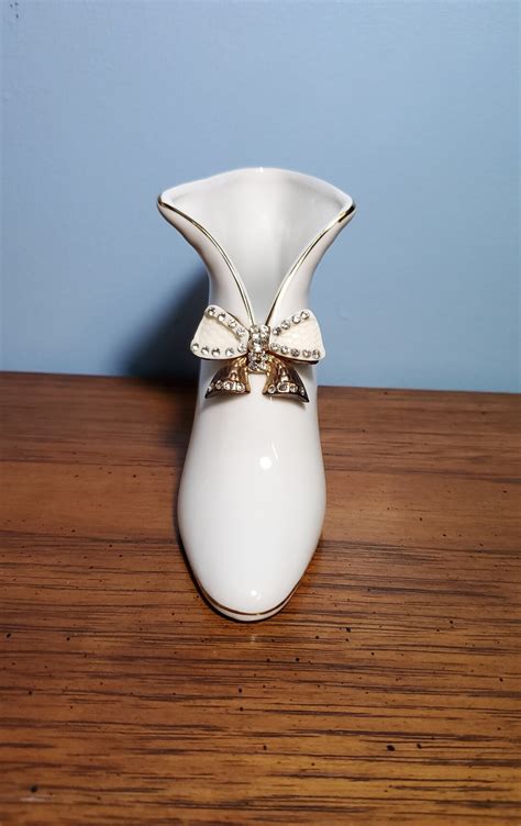Vintage Lefard English Collection Porcelain Shoes Vintage - Etsy