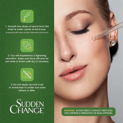 Sudden Change Under-Eye Firming Serum - 3 Pack - Reduces Puffiness