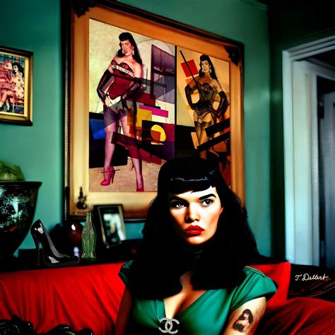 Bettie Page Pop Art