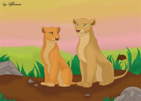 Nala and Kiara by https://www.deviantart.com/aflamia on @DeviantArt ...