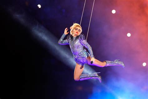 Lady Gaga delivers a Super Bowl halftime show big on flash and