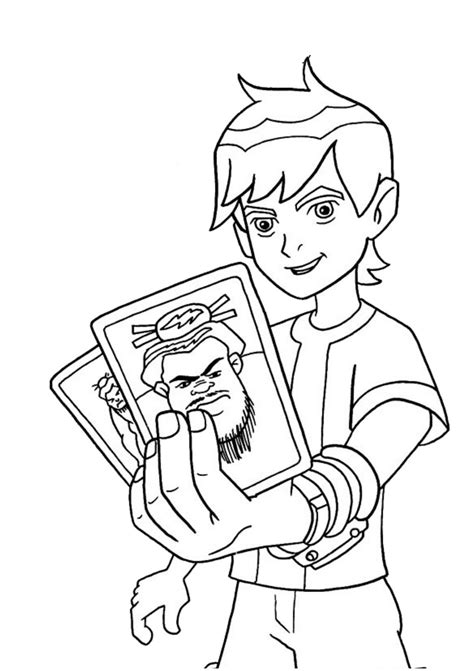 Desenho Para Colorir Do Ben 10 - 8