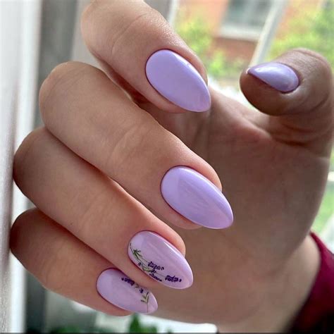 Лавандовый маникюр с рисунком | Wow nails, Swag nails, Trendy nails