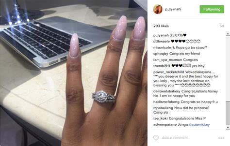 Looks Like Katlego Mphela And Pulane Lenkoe Are Engaged - OkMzansi