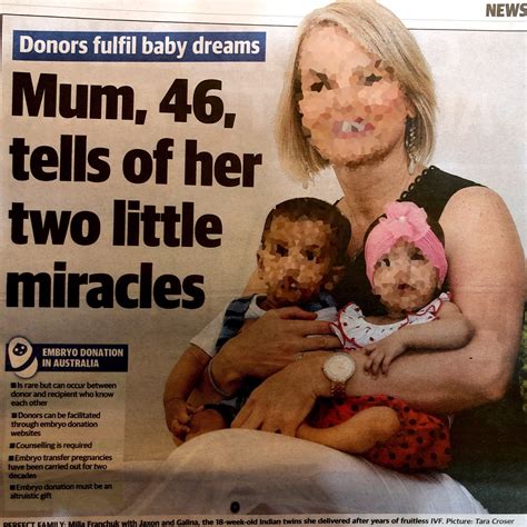 Mum, 46, tells of her two little miracles - Inspiring Good