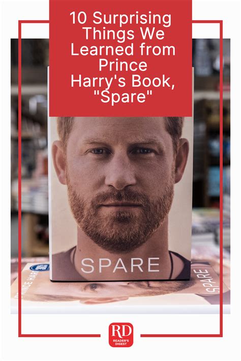 10 surprising things we learned from prince harry s book spare – Artofit