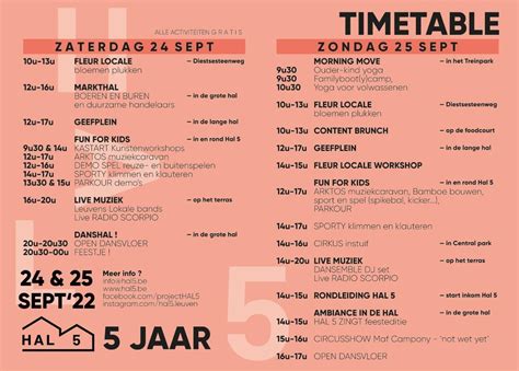 5 JAAR PROGRAMMA! - beweging events duurzaam ondernemen...